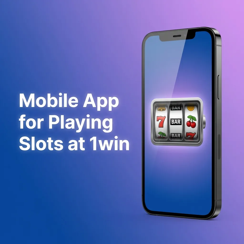 Mobile app interface showing 1win slots game library with navigation menu and gameplay features on smartphone screen