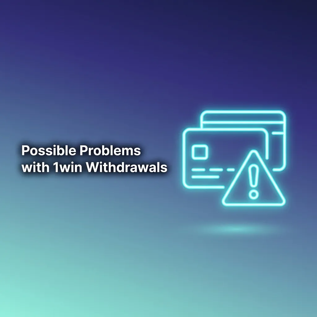 Troubleshooting guide showing common 1win withdrawal issues including delays, rejections, and verification problems with solutions