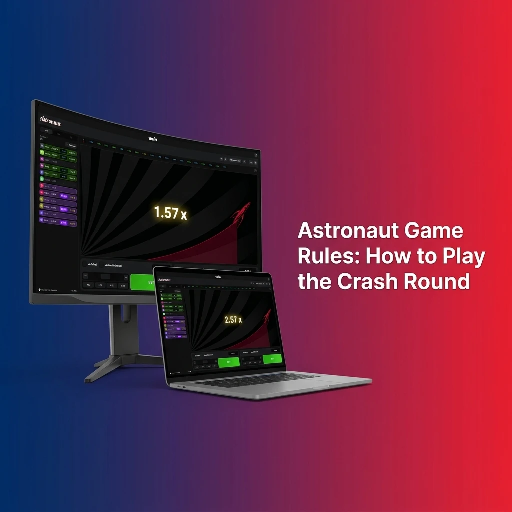 Astronaut crash game: rocket launches with rising multiplier, cash out before it flies away to win your bet